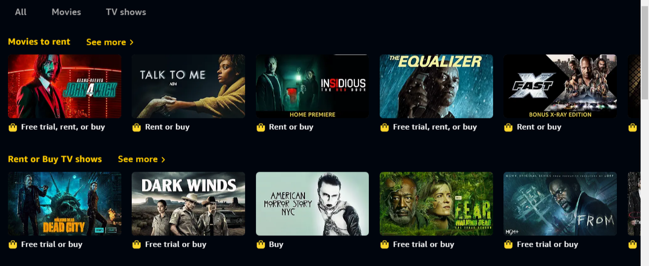 Stream Movies and Shows for Free on Amazon Prime Video